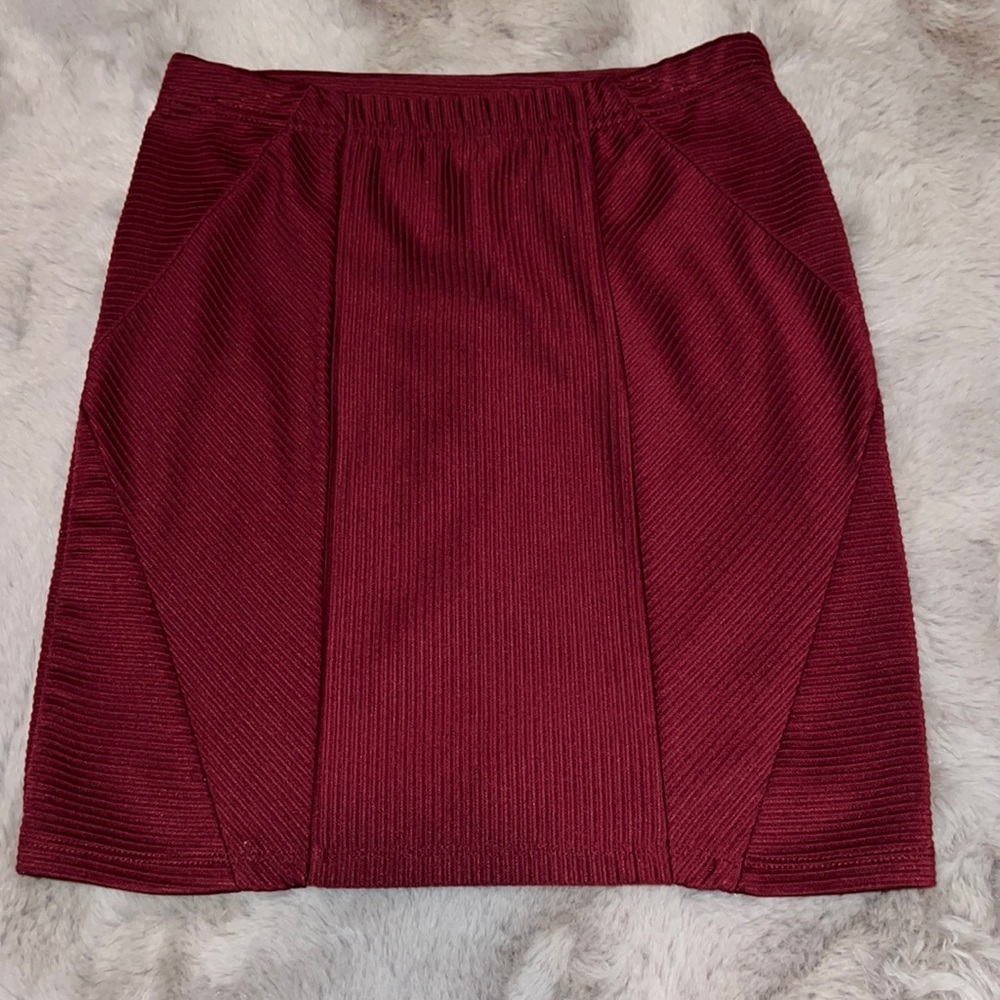 Cute Maroon Skirt